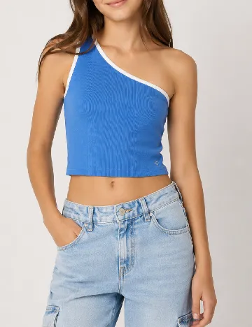 Top Zara, albastru