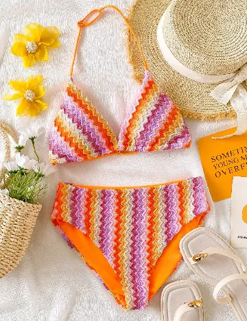 Costum de baie Shein Kids, mix culori