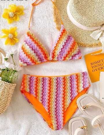 Costum de baie Shein Kids, mix culori