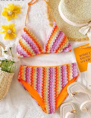 Costum de baie Shein Kids, mix culori