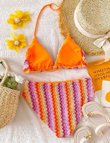 Costum de baie Shein Kids, mix culori