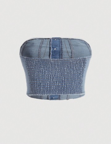 Top SHEIN CURVE, albastru