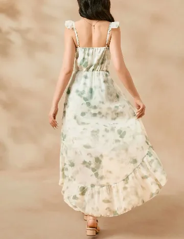 Rochie Shein Kids, verde/alb