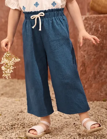 Pantaloni Shein Kids, albastru