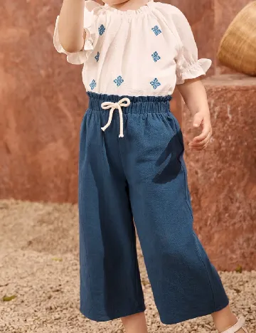 Pantaloni Shein Kids, albastru