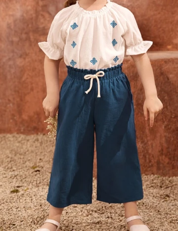Pantaloni Shein Kids, albastru