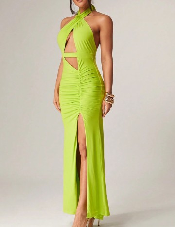 Rochie lunga SHEIN, verde
