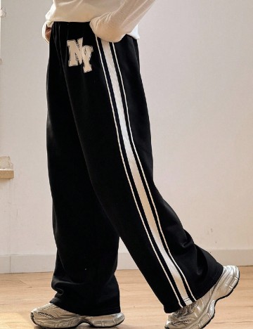 Pantaloni Shein Kids, negru