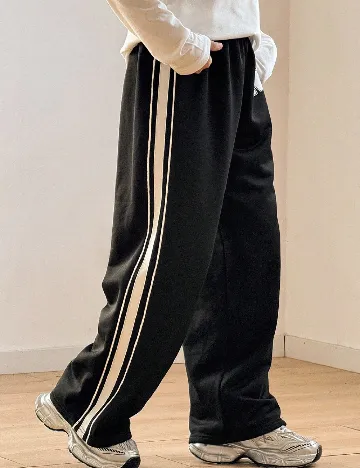 Pantaloni Shein Kids, negru