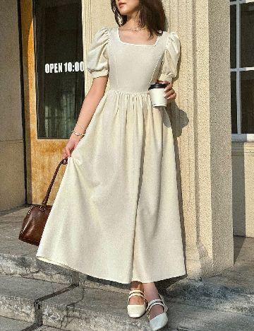 Rochie Shein Kids, galben deschis