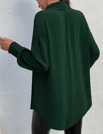 Camasa SHEIN CURVE, verde