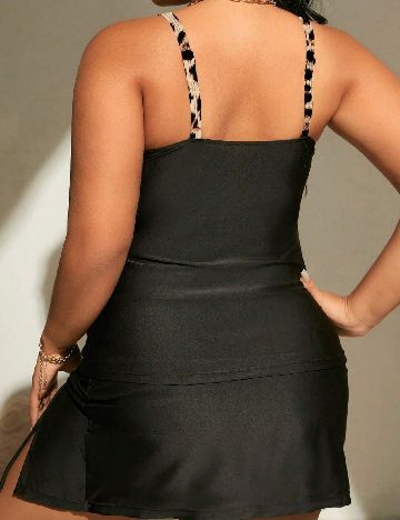 Costum de baie SHEIN CURVE, negru
