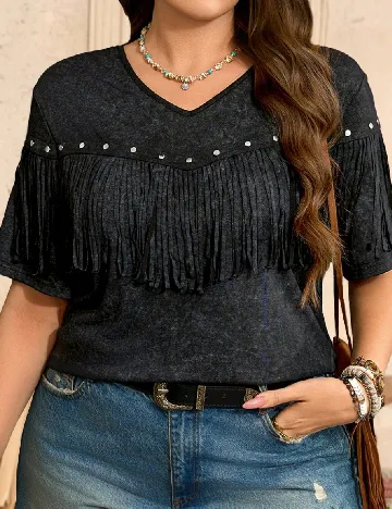 Tricou SHEIN CURVE, negru