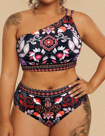 Costum de baie SHEIN CURVE, mix culori