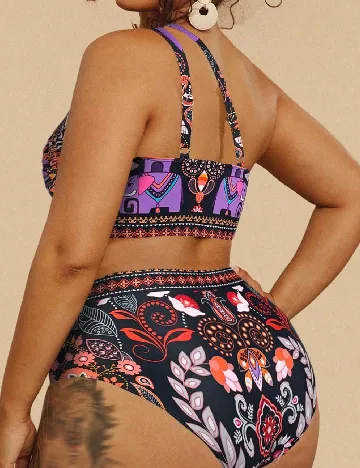 Costum de baie SHEIN CURVE, mix culori