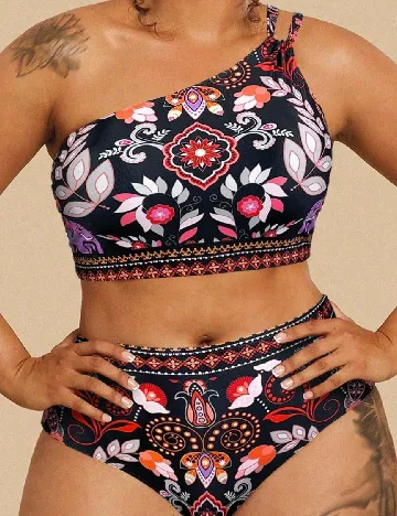 Costum de baie SHEIN CURVE, mix culori