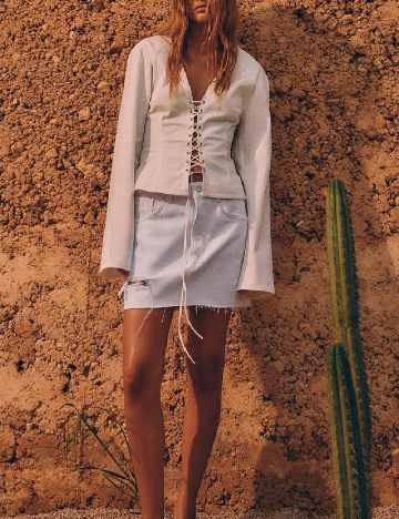 Top Zara, alb