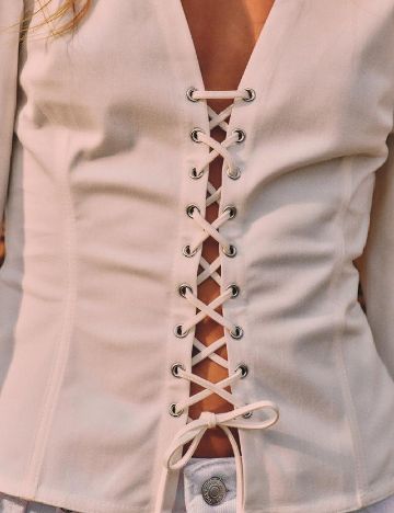 Top Zara, alb
