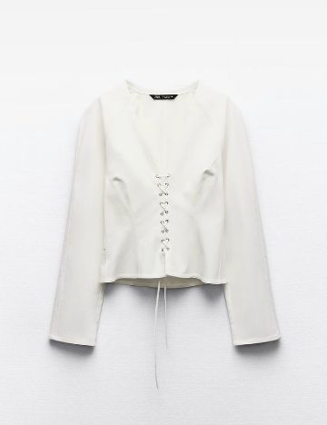 Top Zara, alb