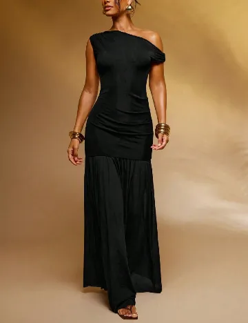 Rochie lunga Haute, negru