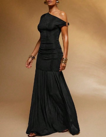 Rochie lunga Haute, negru