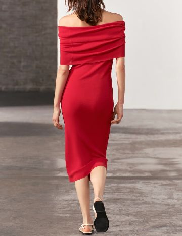 Rochie medie Zara, rosu
