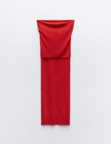Rochie medie Zara, rosu