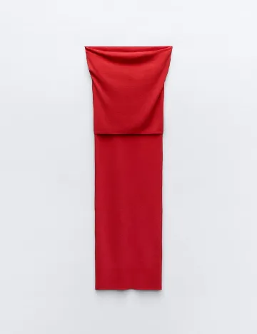 Rochie medie Zara, rosu