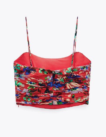 Top Zara, rosu