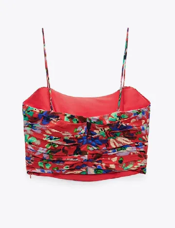 Top Zara, rosu