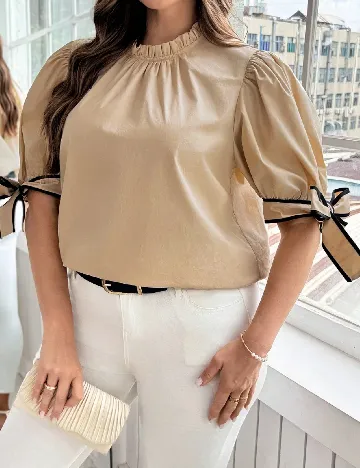 Bluza SHEIN CURVE, crem