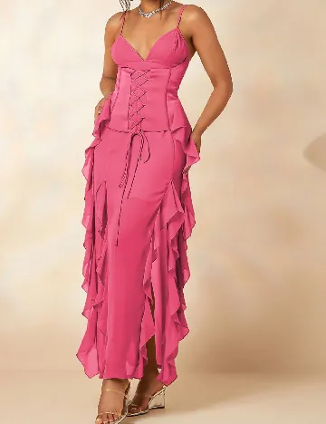 Rochie lunga SHEIN, roz