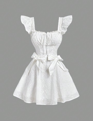 Rochie scurta SHEIN, alb