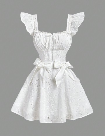 Rochie scurta SHEIN, alb