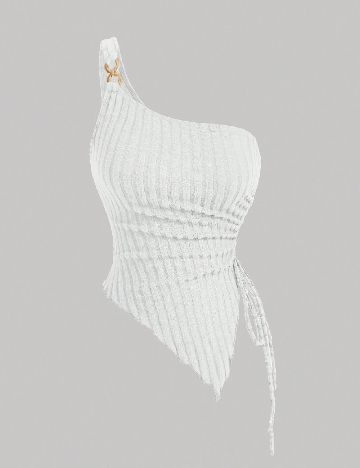 Top SHEIN, alb