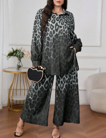 Compleu SHEIN CURVE, animal print