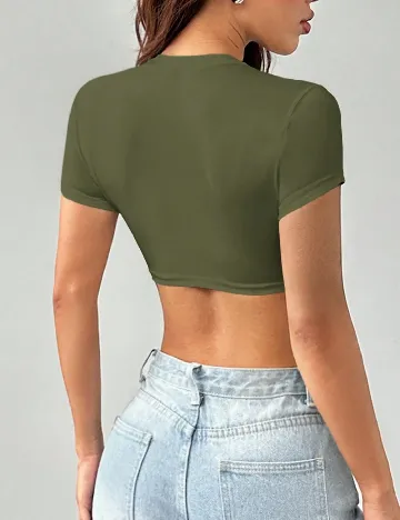 Top SHEIN, verde