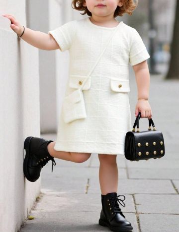 Rochie Shein Kids, alb