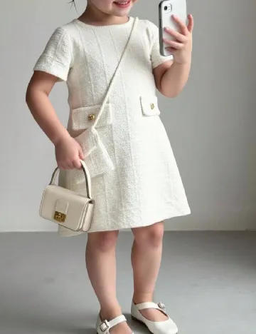 Rochie Shein Kids, alb