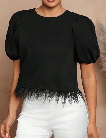 Bluza Haute, negru