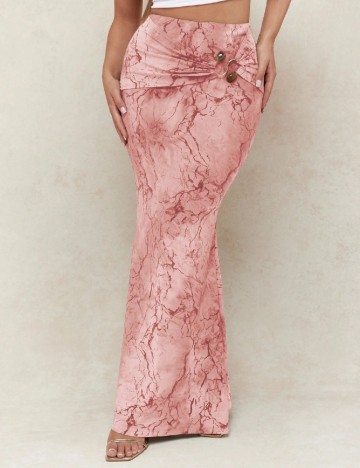 Fusta Missguided, roz pudra inchis