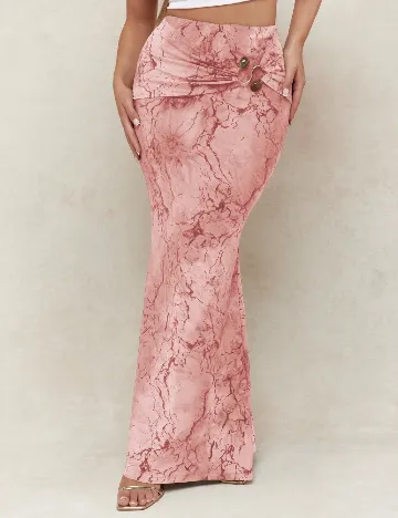 Fusta Missguided, roz pudra inchis