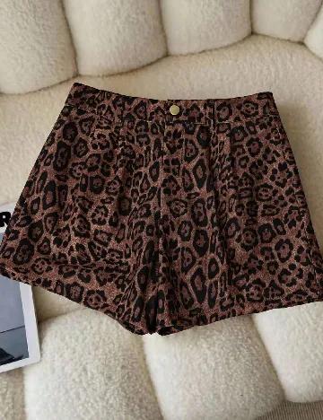 Pantaloni scurti SHEIN, animal print