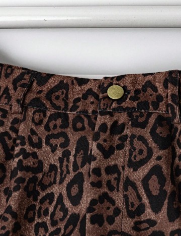 Pantaloni scurti SHEIN, animal print