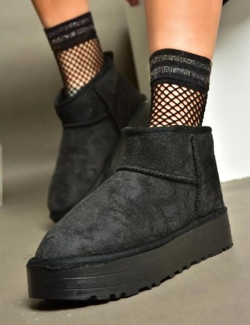 Ghete Fox Shoes, negru