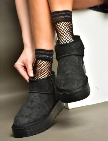 Ghete Fox Shoes, negru