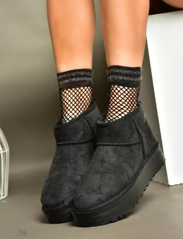 Ghete Fox Shoes, negru