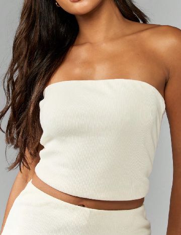 Top Missguided, ecru