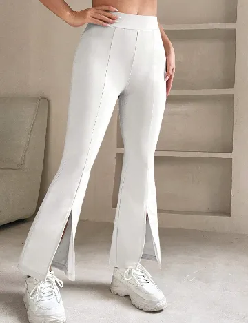 Pantaloni SHEIN, alb