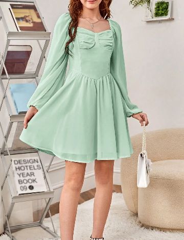 Rochie Shein Kids, verde